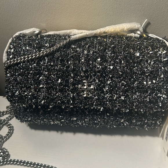 Tory Burch MINI KIRA TWEED FLAP BAG - Picture 2 of 7